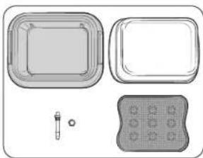 SAMSUNG NV7B6775LDK - Samenstellen van de stoomcontainer (alleen bepaalde modellen) - 1