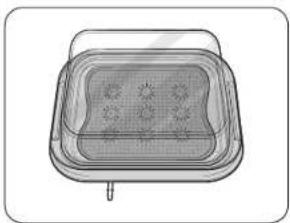 SAMSUNG NV7B6775LDK - Assemblage du récipient à vapeur (modèles applicables uniquement) - 3
