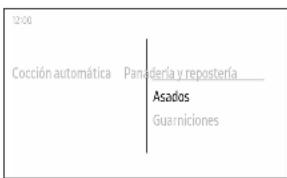 12:00 Cocción automática Panadería y repostería _ Asados Guarniciones