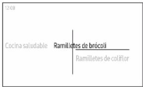 12:00 Cocina saludable Ramilletes de brócoli Ramilletes de coliflor