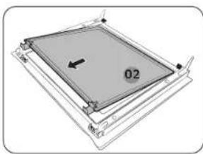 SAMSUNG NV7B6775LDK - Vitre de la porte - 3
