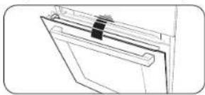SAMSUNG NV7B6775LDK - Fermeture en douceur de la porte (lente, sécurisée et silencieuse) (modèles applicables uniquement) - 1