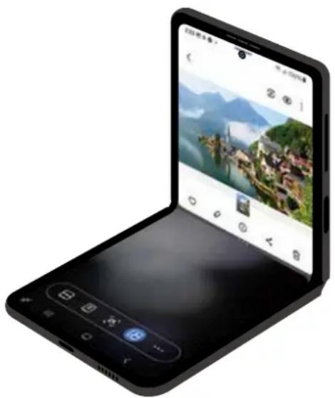 SAMSUNG Galaxy Z Flip 5 - Utiliser le panneau du mode Flex - 2