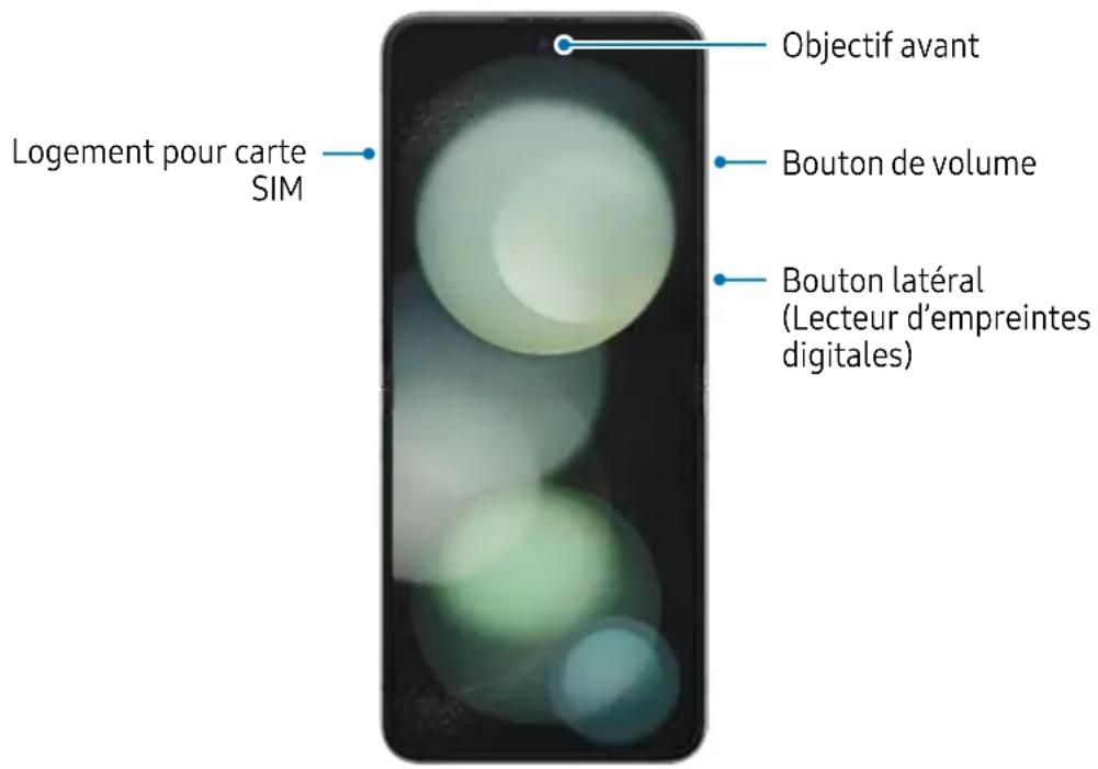 SAMSUNG Galaxy Z Flip 5 - Présentation de l'appareil et de ses fonctions - 1