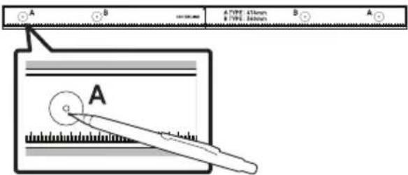 A B A TYPE: 10mm B TYPE: 5mm A A