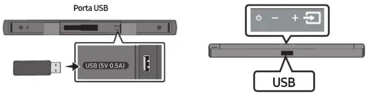 SAMSUNG HW-C460G - COLLEGAMENTO DI UN DISPOSITIVO DI MEMORIA USB - 1