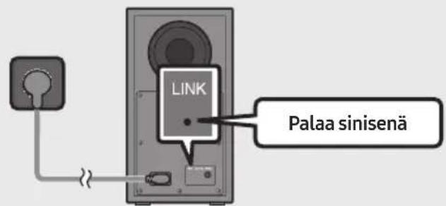 LINK Palaa sinisenä