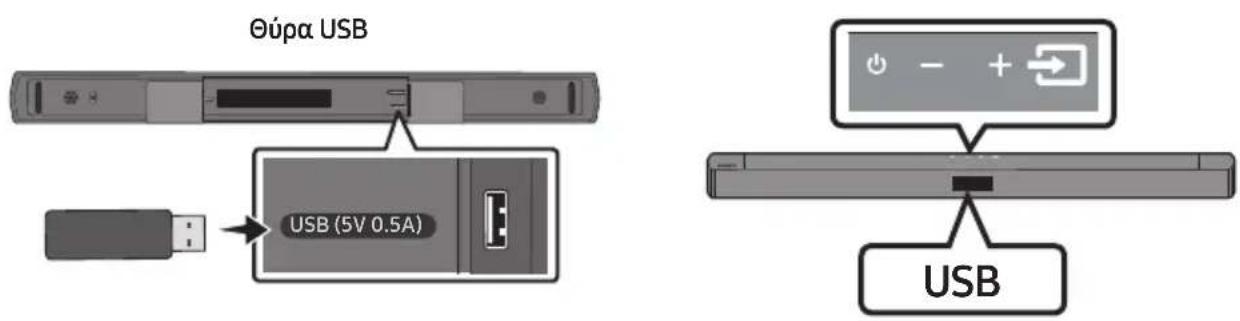 Θύρα USB USB (5V 0.5A) USB