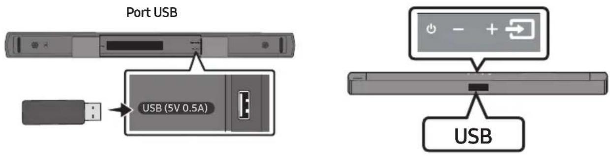 SAMSUNG HW-C460G - PRIPOJENIE ÚLOŽNÉHO ZARIADENIA USB - 1