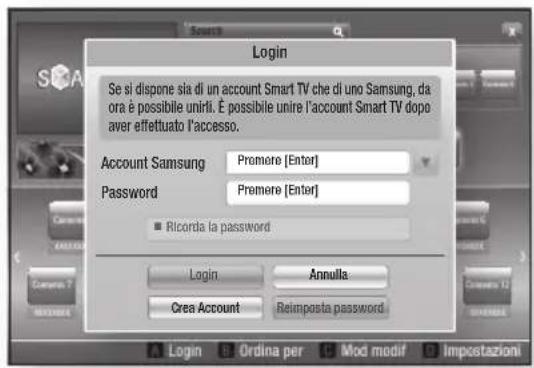 SAMSUNG BD-E6300 - Creazione di un account - 1