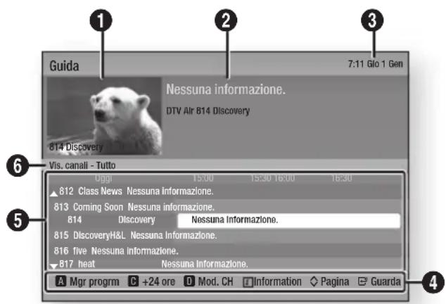 SAMSUNG BD-E6300 - visualizzazione della schermata della guida - 2