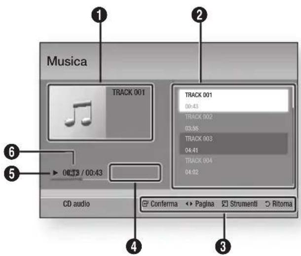 SAMSUNG BD-E6300 - Riproduzione di un CD audio (CD-DA)/MP3 - 1
