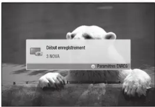 SAMSUNG BD-E6300 - Enregistrement de la chaîne de télévision en cours de visionnage - 1