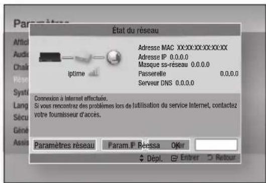 SAMSUNG BD-E6300 - État du réseau - 1