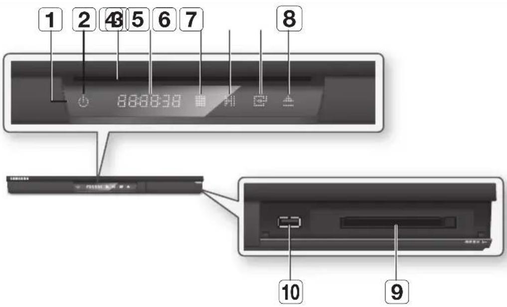 SAMSUNG BD-E6300 - Panneau avant - 1