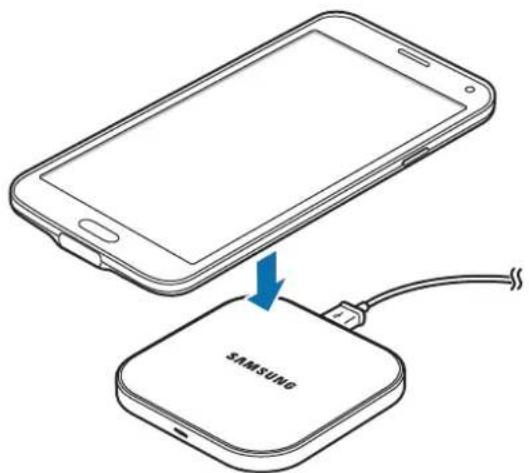 SAMSUNG EP-PA510 - Usando o carregarador sem fio - 3
