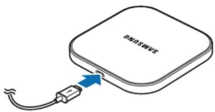 SAMSUNG EP-PA510 - Kablosuz Şarj cihazınin kullanı - 1