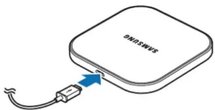 SAMSUNG EP-PA510 - Usando o carregarador sem fio - 1