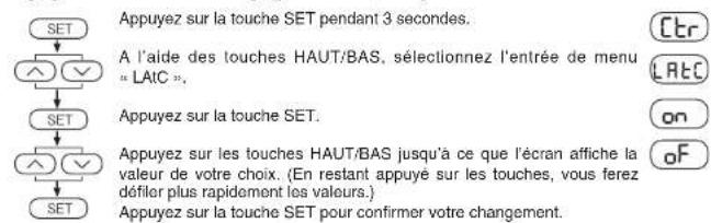 ENTES EPM-4C-96 - Réglage de la fonction de blocage (pour EPM-4C et 4P): - 1
