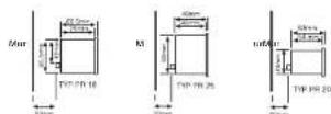 ENTES EPM-4C-96 - Dimensions de surface du tableau de distributlon - 1