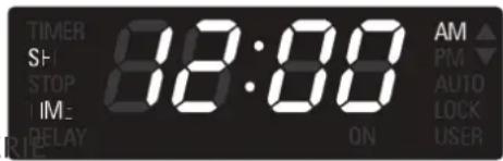 Hestan KDO30 - POUR RÉGLER L'HORLOGEPOUR RÉGLER L'HORLOGE - 1