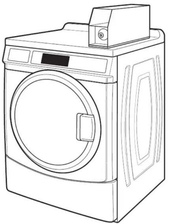 WHIRLPOOL CGD9150GW - Sécheuse à usage commercial à gaz ou électrique - 1