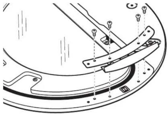 WHIRLPOOL CGD9150GW - Inversion de la charnière - 3