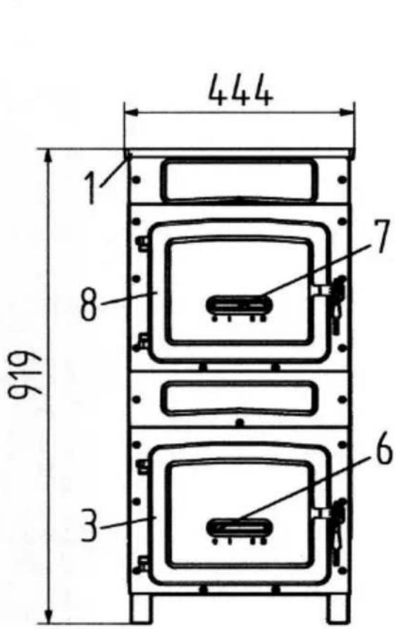 Wamsler WO 109-6 F/A - Leggenda da cui figura - 5