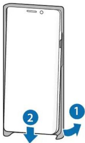 SAMSUNG EF-KG988 - Colocar o quitar la LED Cover - 2