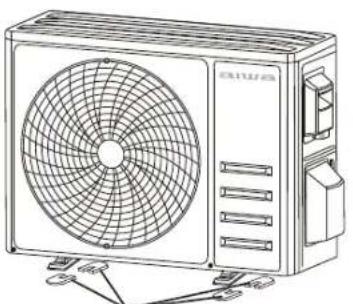 AIWA ACD-24KBTU - Passo 3: Fix unità esterna - 3
