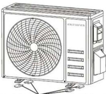 AIWA ACD-24KBTU - Schritt 3: Außengerät befestigen - 3