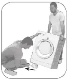 BEKO WTE 6512 BSS - Retrait des renforts de conditionnement - 1