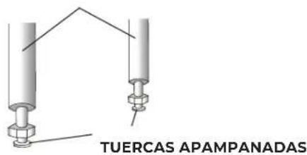 TUERCAS APAMPANADAS