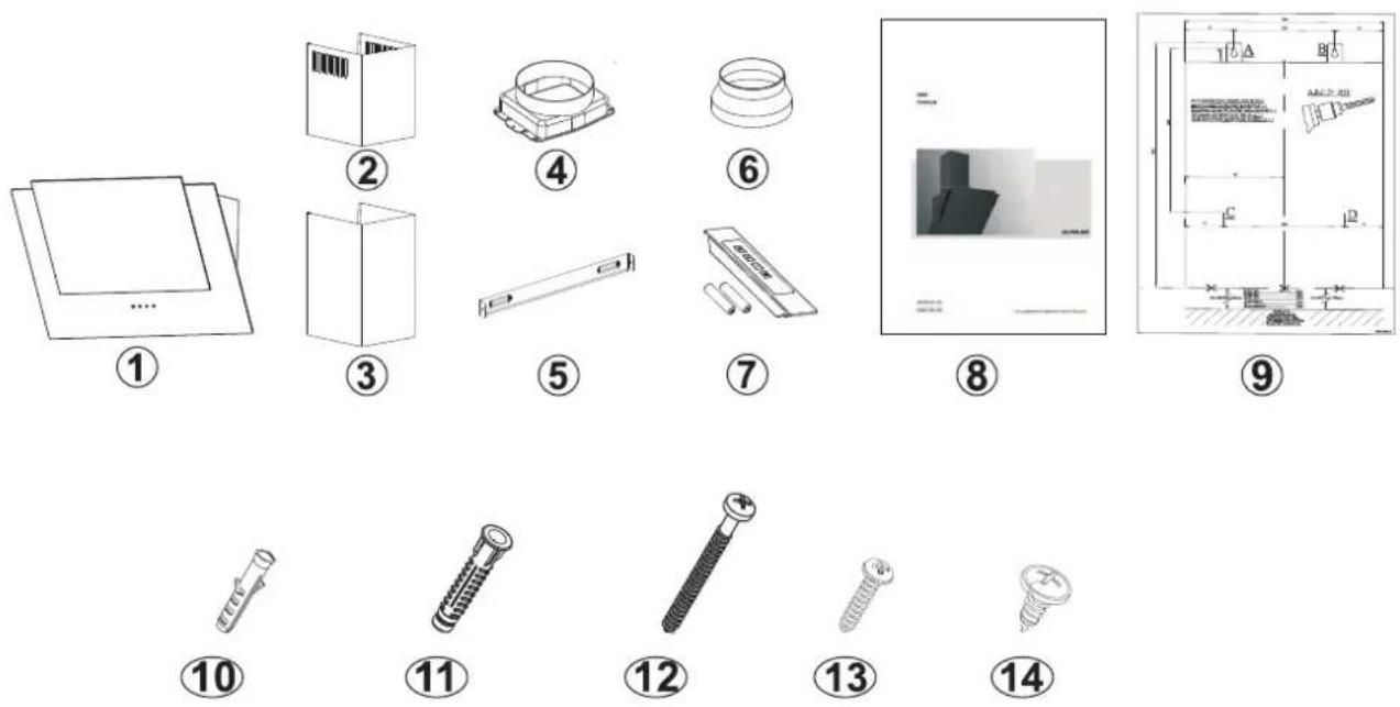 SILVERLINE H21060 009 - CONTENU DE L'EMBALLAGE - 1