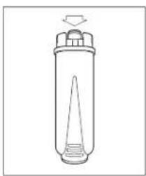 WOLF EC2450TE/S - Pour installer le filtre à eau : - 4