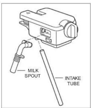 MILK SPOUT INTAKE TUBE