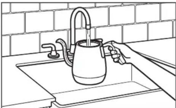 KITCHENAID KEK1032 - FILLING THE PRECISION KETTLE WITH WATER - 1