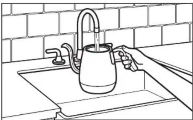 KITCHENAID KEK1032 - LLENADO DE LA TETERA DE PRECISIÓN CON AGUA - 1
