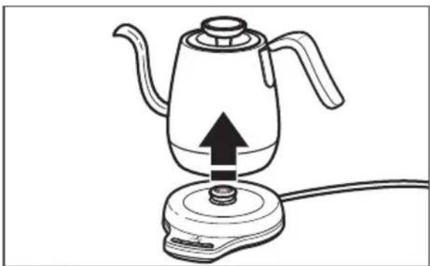 KITCHENAID KEK1032 - UTILISATION DE LA BOUILLOIRE DE PRÉCISION - 3