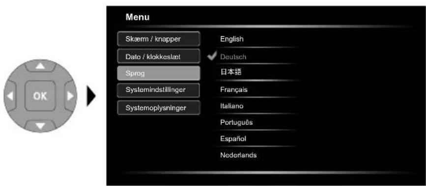 Laserliner HD DuoCamera - Indstillingsmodus: Skift sprog (EN, DE, JP, FR, IT, PT, ES, NL) - 1