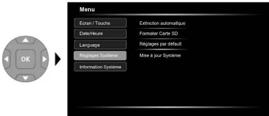 Laserliner HD MicroCamera - Mode de réglage: Réglages Système - 1