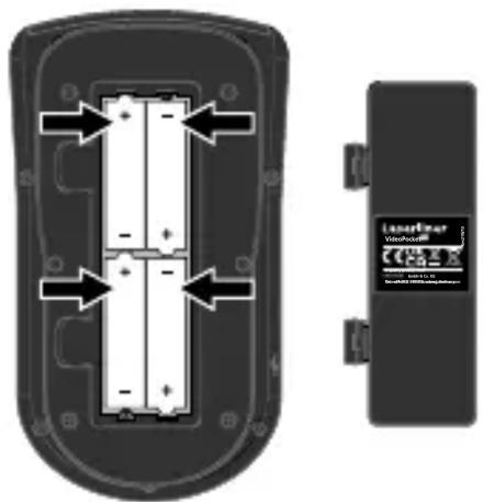 Laserliner VideoPocket HD - Inserting batteries - 2