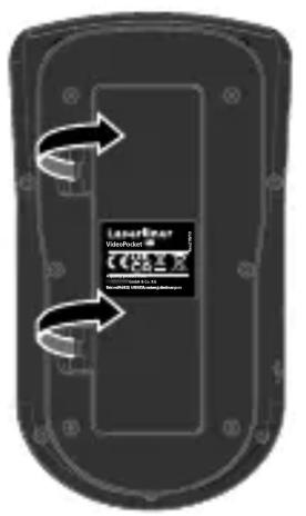 Laserliner VideoPocket HD - Isætning af batterier - 1