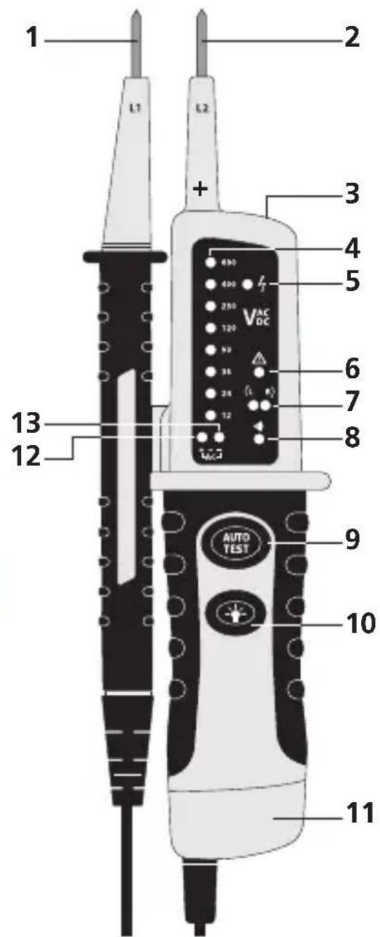 Laserliner AC-tiveMaster PD - Patareide sisestamine - 2