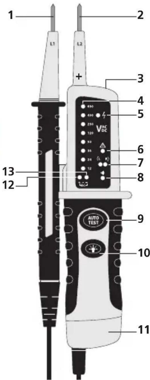 Laserliner AC-tiveMaster PD - Pillerin takılması - 2