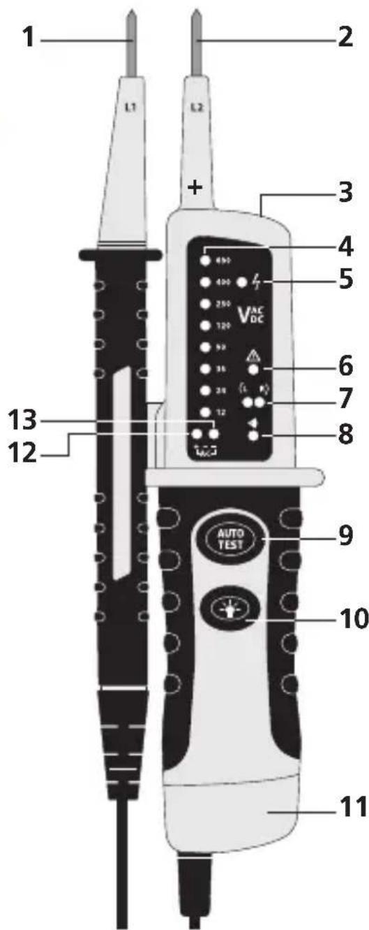 Laserliner AC-tiveMaster PD - Paristojen asettaminen - 2