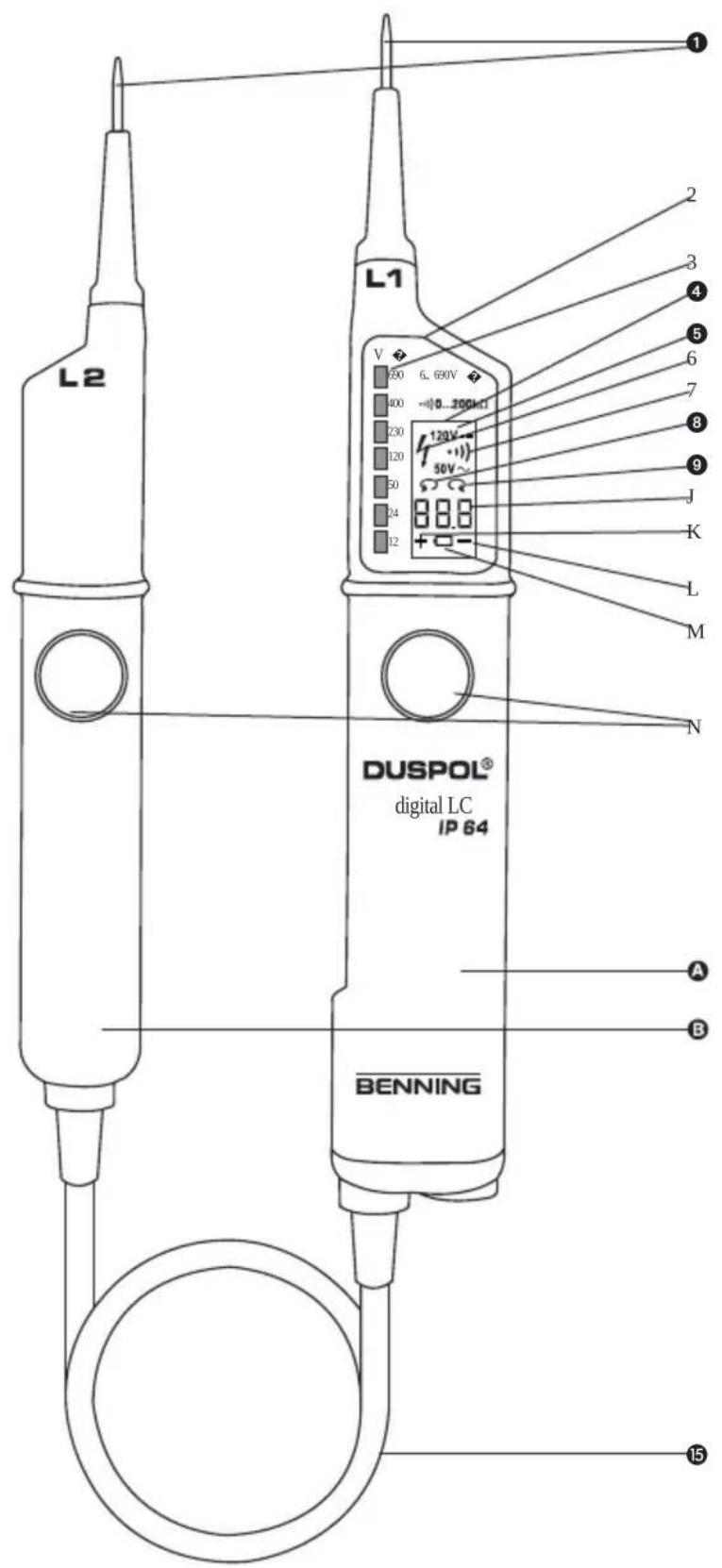 BENNING DUSPOL Digital LC - 1
