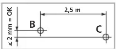 Laserliner SuperCross-Laser Compact - Vaakaviivan tarkistus: - 1