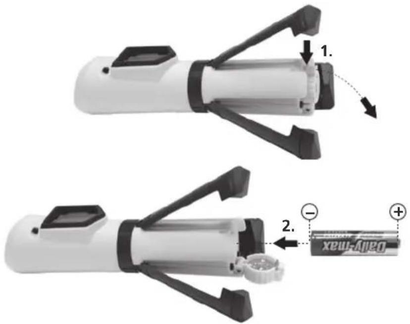 Laserliner SuperCross-Laser Compact - Установка батареи - 1