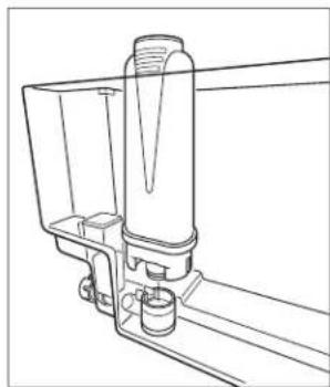 WOLF EC3050CM/B - To install the water filter: - 2